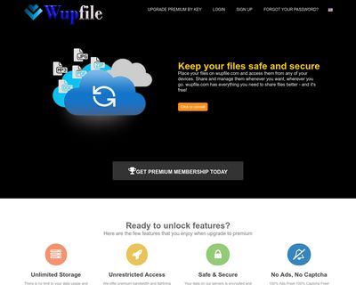 Easy share file to friendly - (wupfile.com)